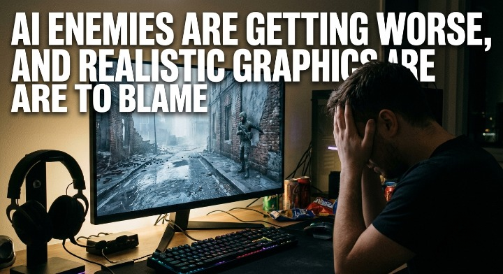 AI Enemies Are Getting Worse, and Realistic Graphics Are to Blame